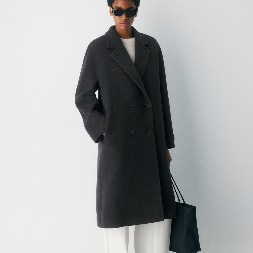 Aritzia The Slouch Coat - Soft Wool Cashmere
